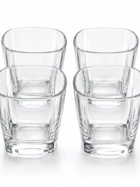 Set of 4 Square Rocks Whiskey Glasses - New in Box